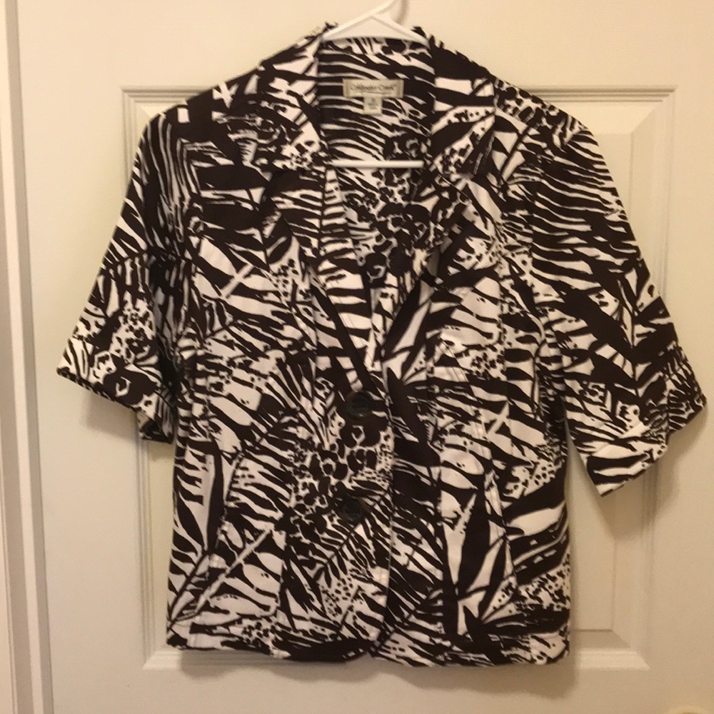 Coldwater creek blazer size 12